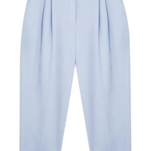 Stella McCartney pleated cropped-leg trousers