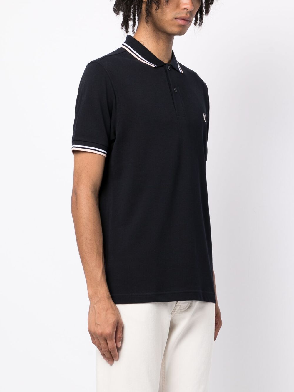 Fred Perry embroidered-logo polo shirt - Image 3