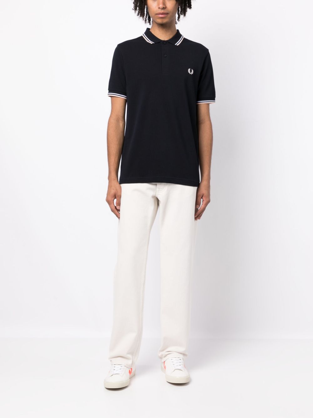 Fred Perry embroidered-logo polo shirt - Image 2