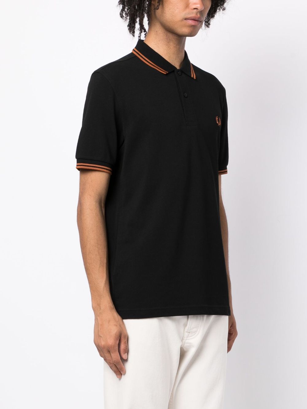 Fred Perry embroidered-logo polo shirt - Image 3