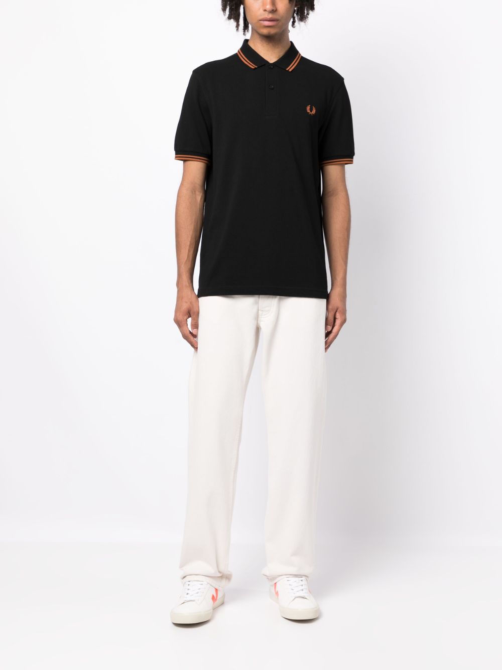 Fred Perry embroidered-logo polo shirt - Image 2