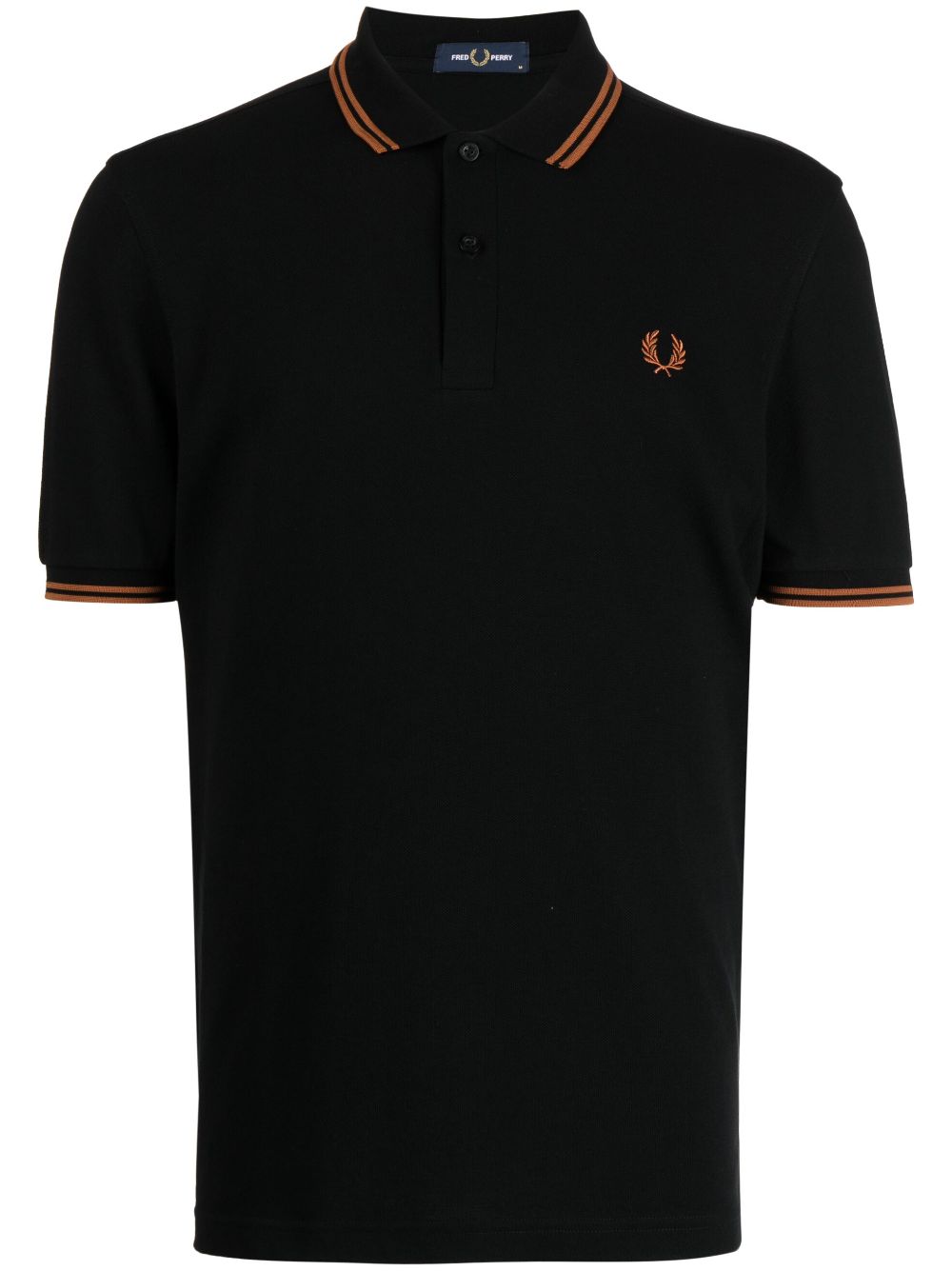 Fred Perry embroidered-logo polo shirt