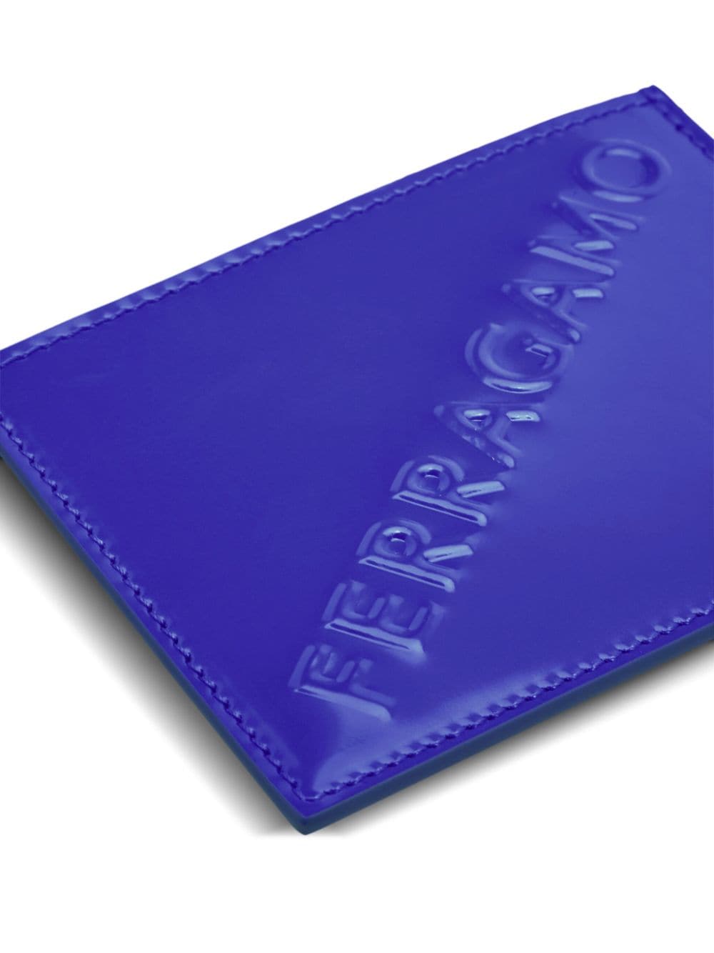 Ferragamo logo-embossed patent-leather cardholder - Image 5