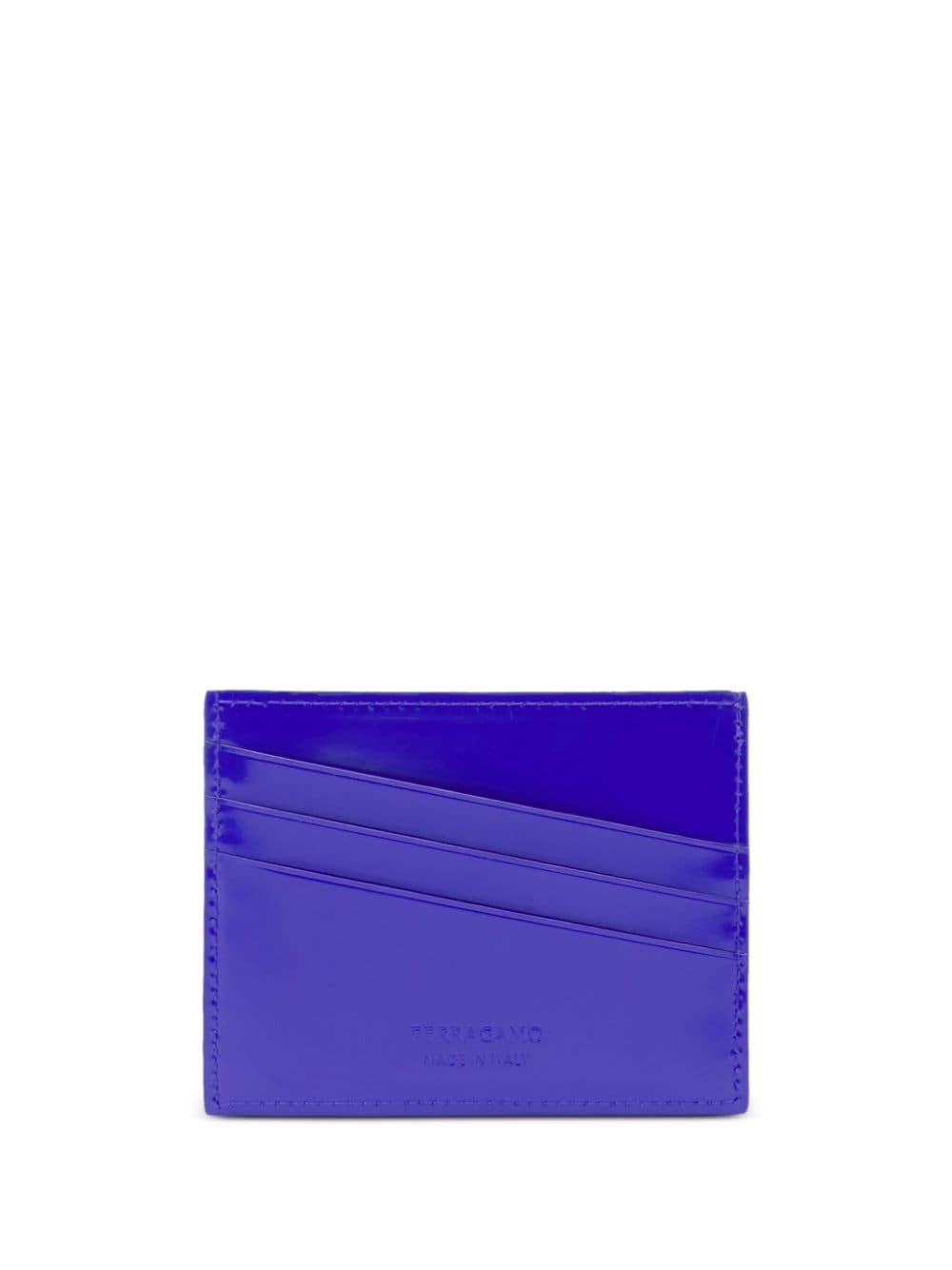 Ferragamo logo-embossed patent-leather cardholder - Image 2