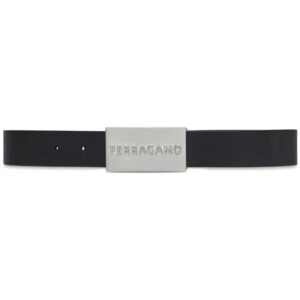 Ferragamo  logo-embossed leather belt