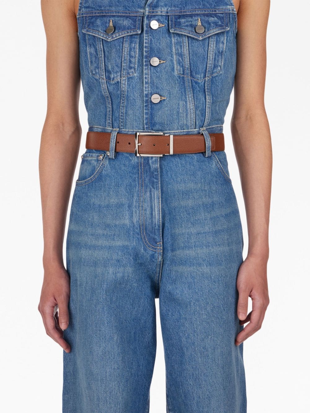 Louis Vuitton logo-engraved reversible belt - Image 4