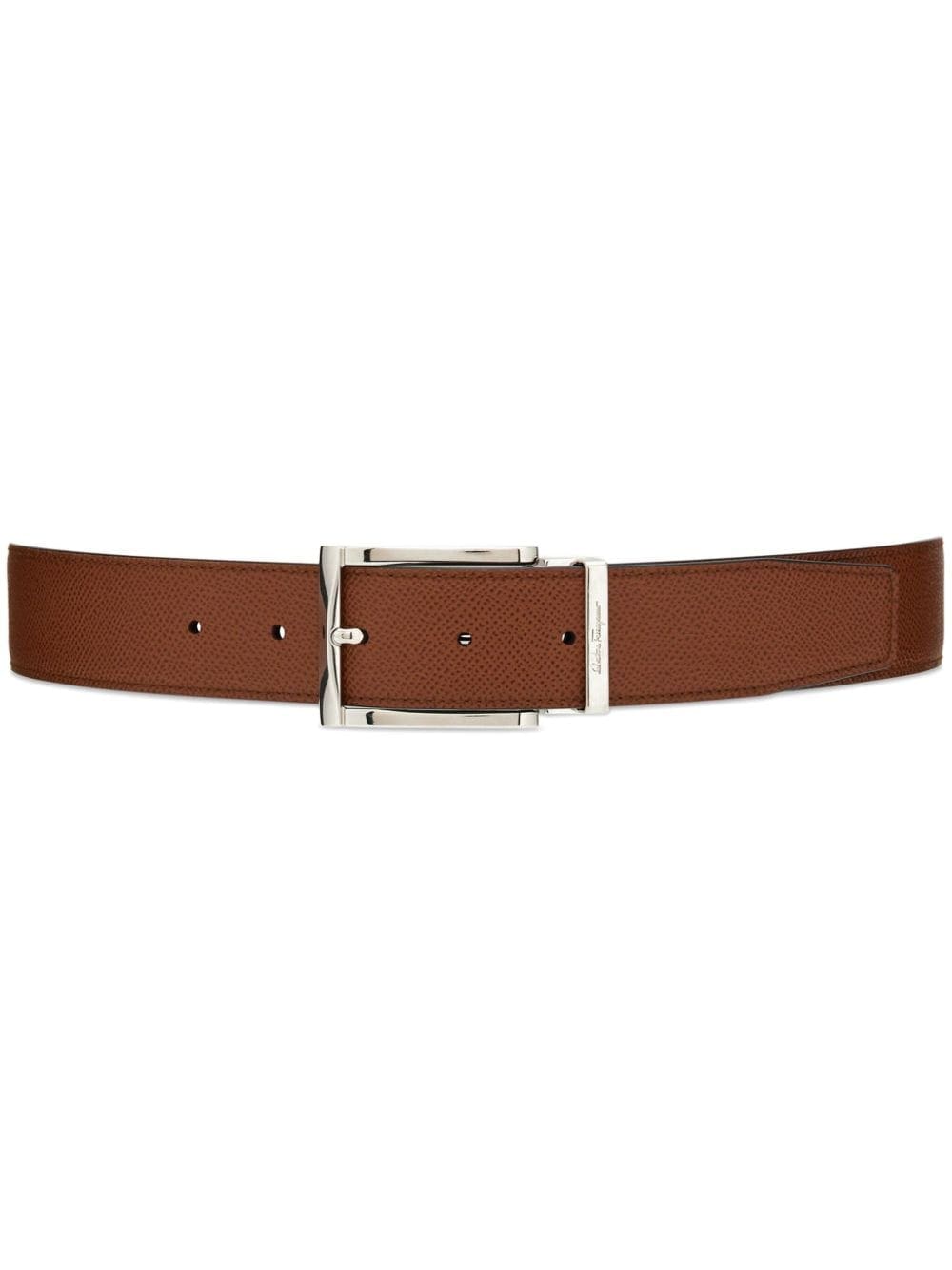 Louis Vuitton logo-engraved reversible belt