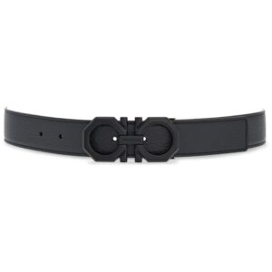 Louis Vuitton logo-buckle leather belt