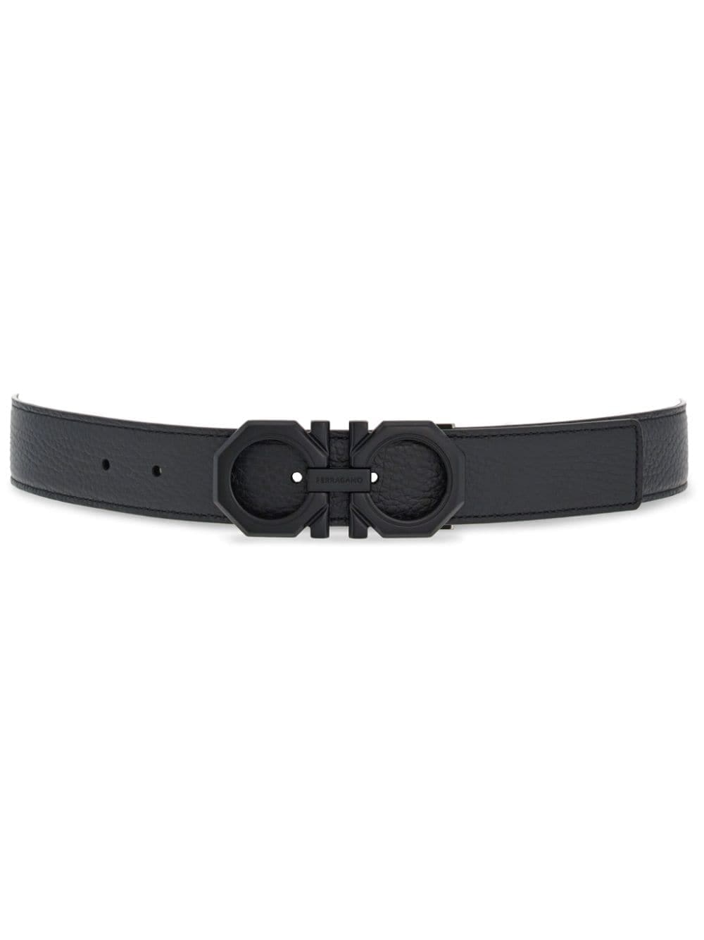 Louis Vuitton logo-buckle leather belt