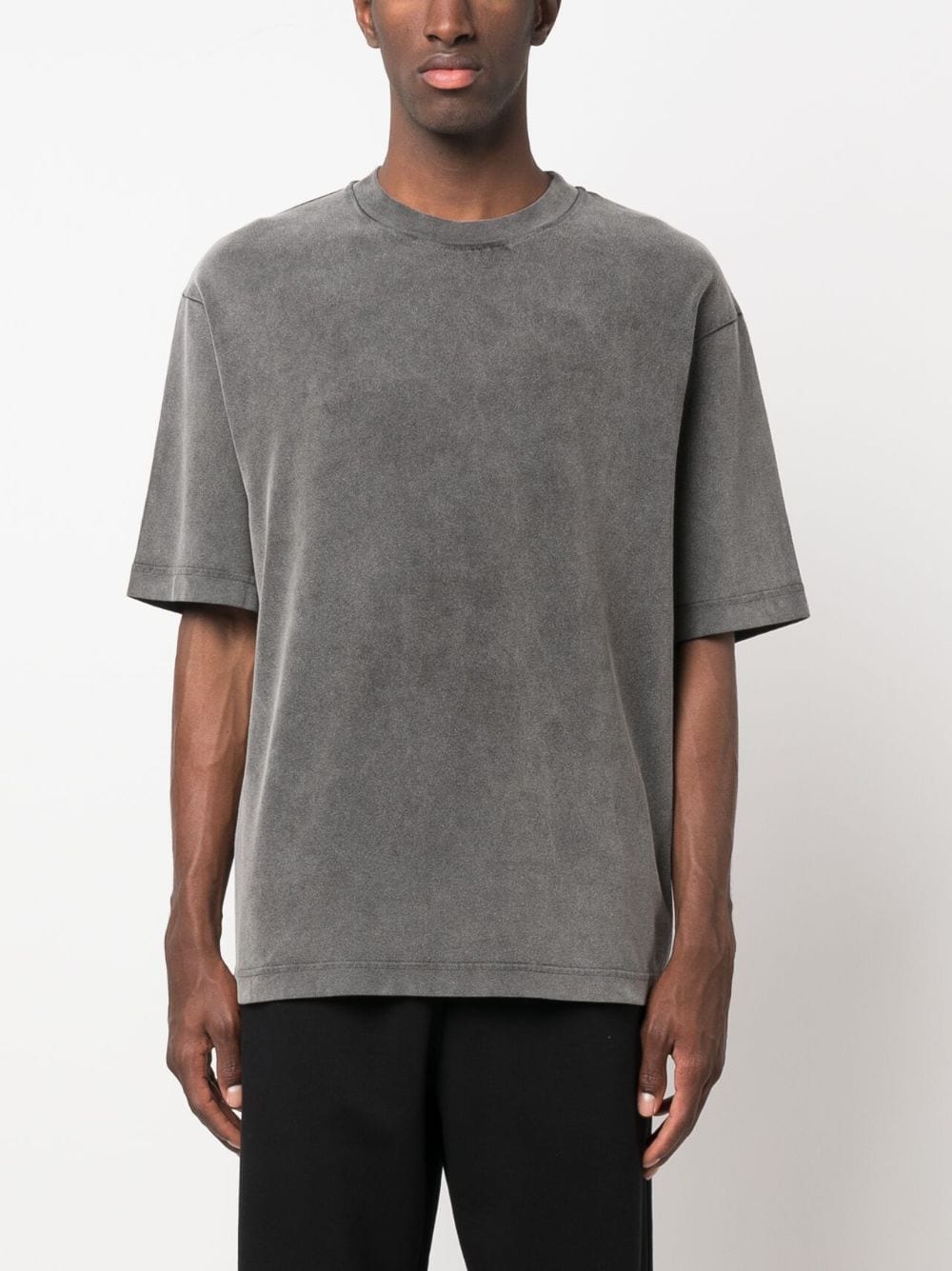 Acne Studios logo-patch cotton T-shirt - Image 4