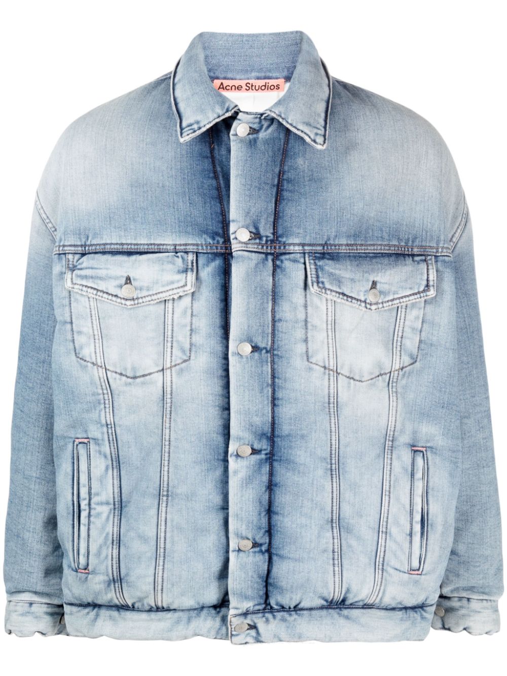 Acne Studios padded button-up denim jacket