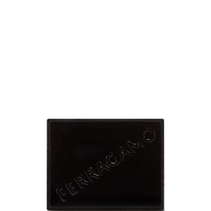 Ferragamo logo-embossed leather cardholder