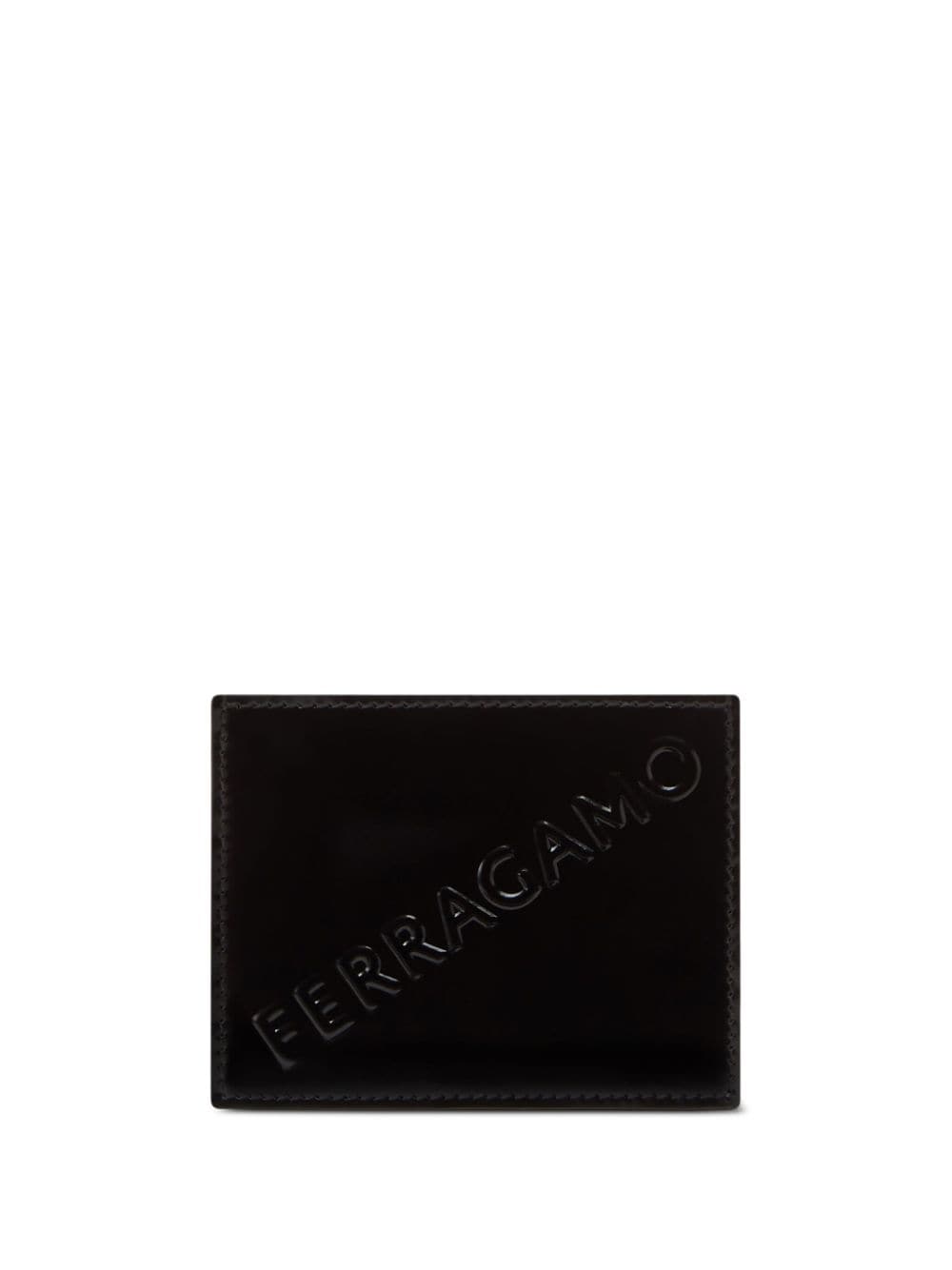 Ferragamo logo-embossed leather cardholder