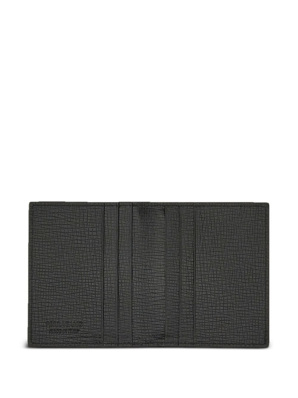Ferragamo logo-plaque textured leather wallet - Image 4
