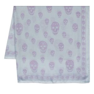 Alexander McQueen  skull-print silk scarf