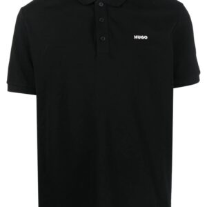HUGO logo-print short-sleeve polo shirt