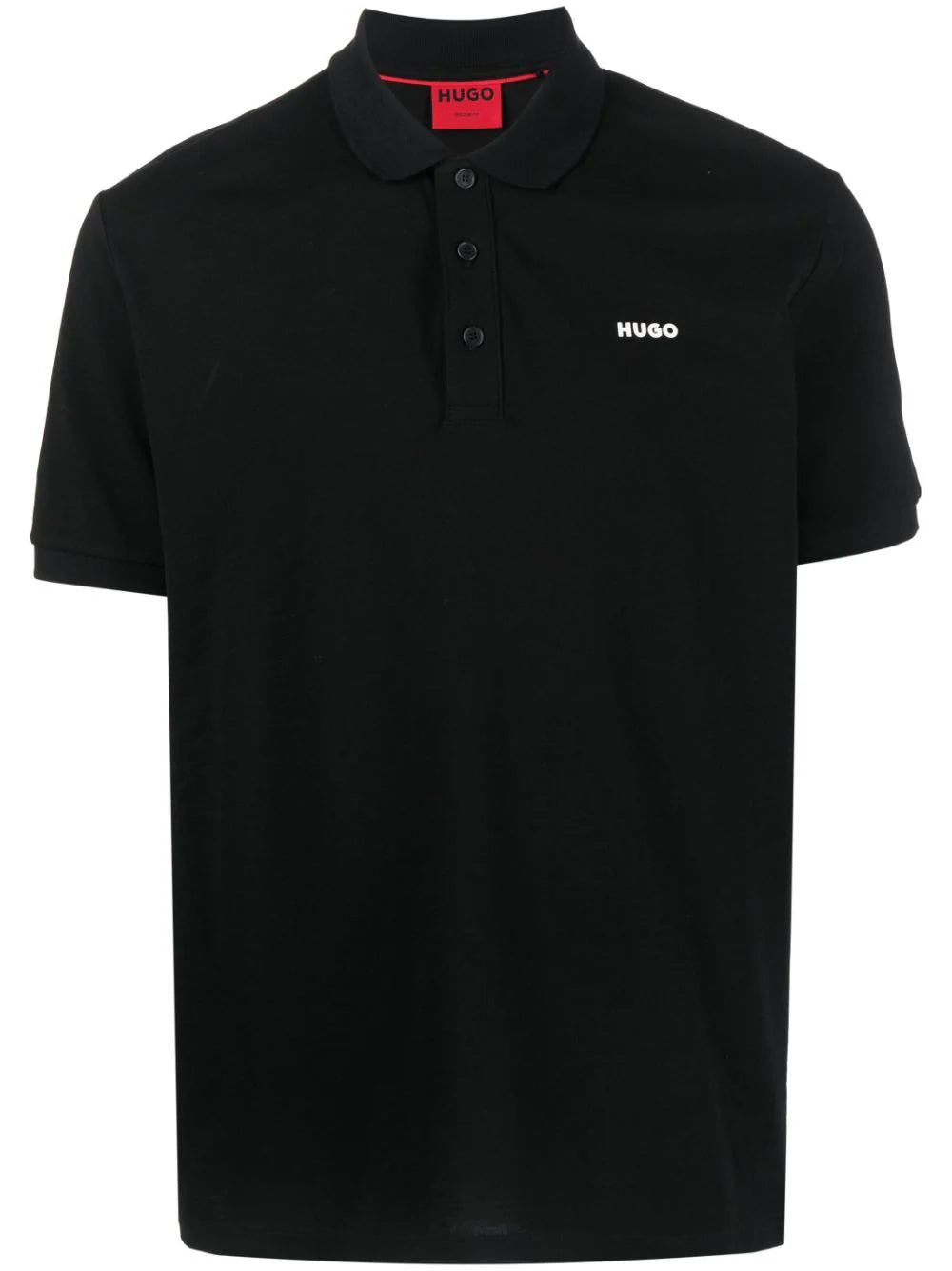 HUGO logo-print short-sleeve polo shirt