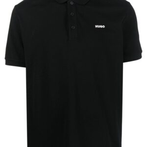 HUGO logo-print short-sleeve polo shirt