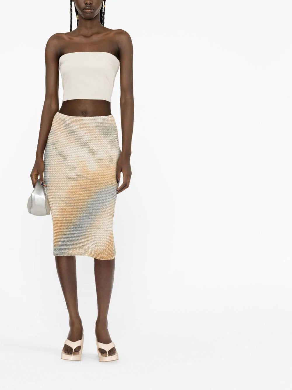 Off-White tie-dye pencil skirt - Image 2