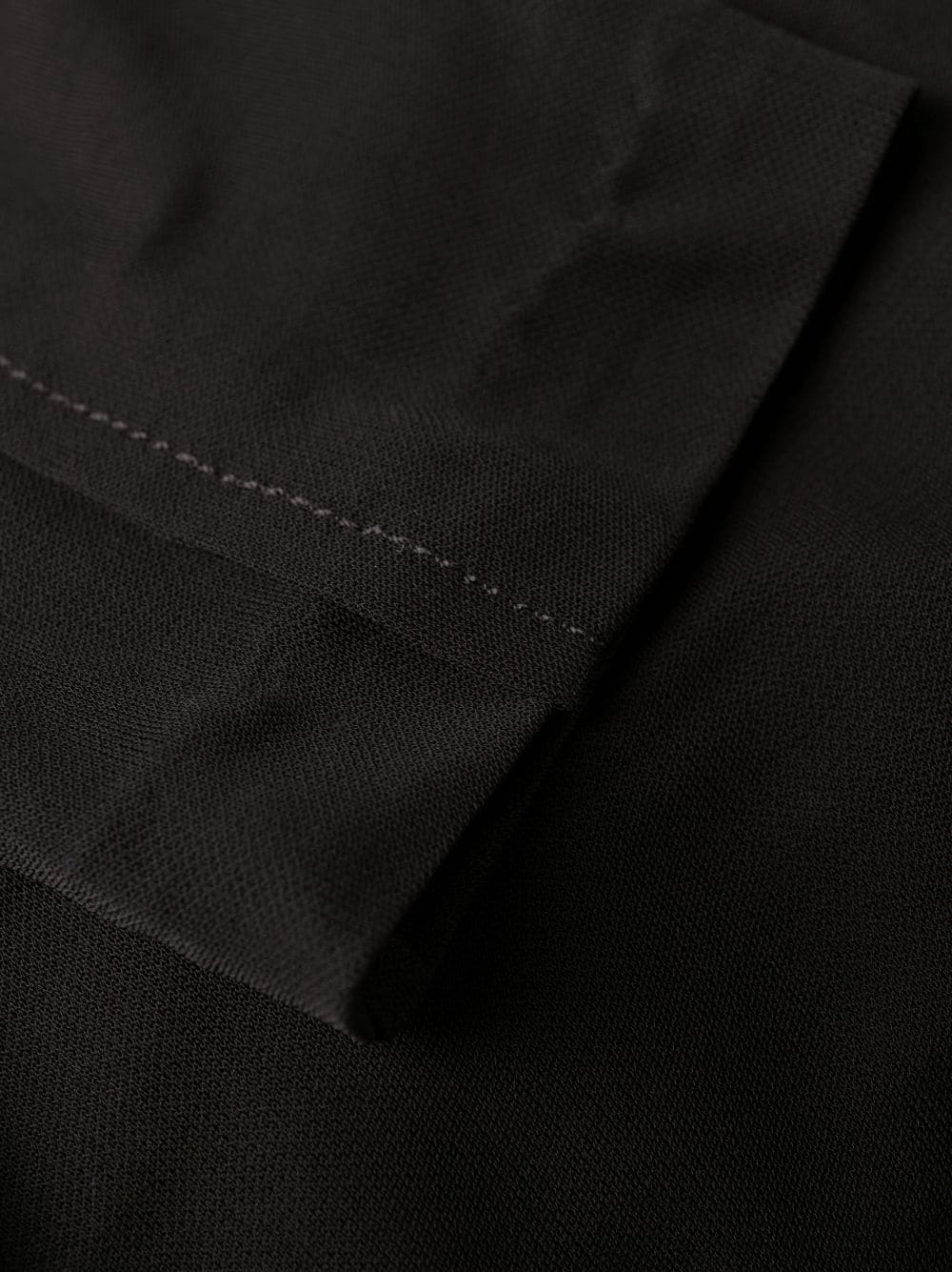 Saint Laurent draped V-neck minidress - Image 7