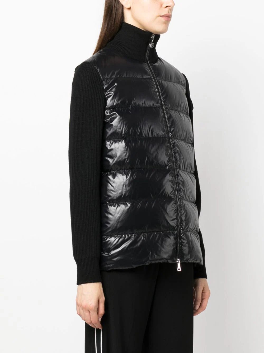 Moncler knit-sleeve padded jacket - Image 3