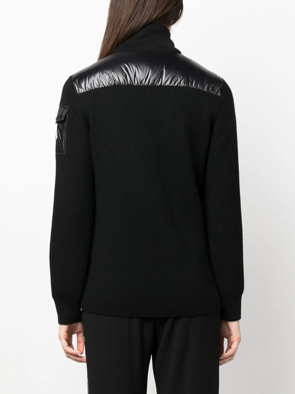 Moncler knit-sleeve padded jacket - Image 4