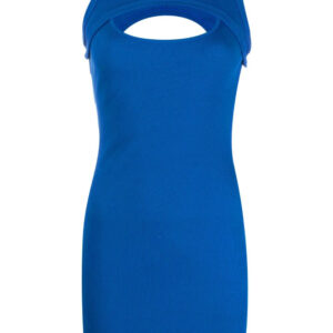 Off-White Off Stamp ribbed minidress