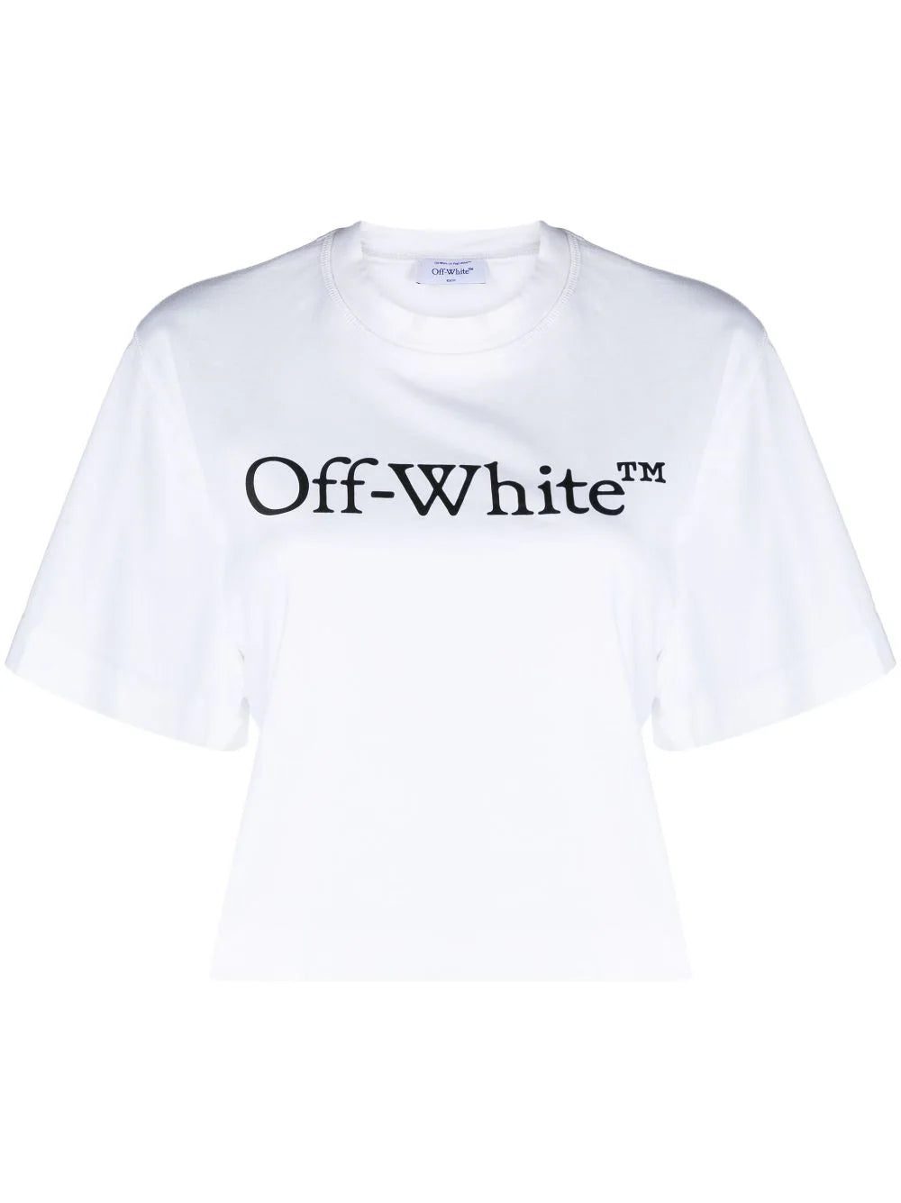 Off-White Big Logo Bookish cropped T-shirt