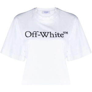 Off-White  Big Logo Bookish cropped T-shirt