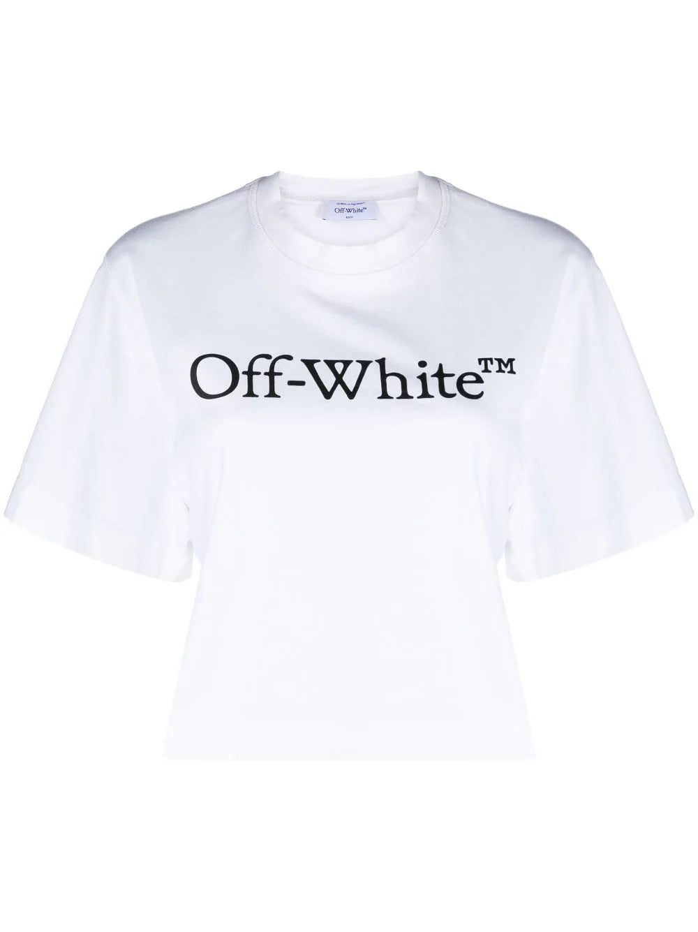 Off-White Big Logo Bookish cropped T-shirt