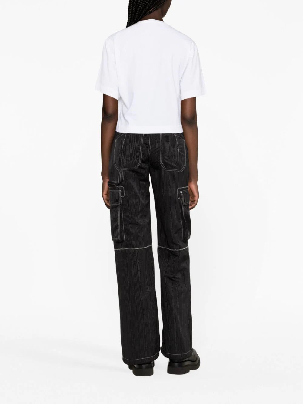 Off-White Big Logo Bookish cropped T-shirt - Image 3