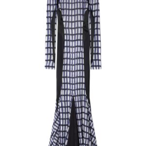 Off-White geometric-print maxi dress