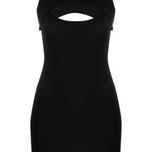 Off-White Off Stamp ribbed minidress