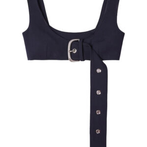 Off-White  belted virgin-wool bralette