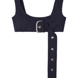 Off-White  belted virgin-wool bralette