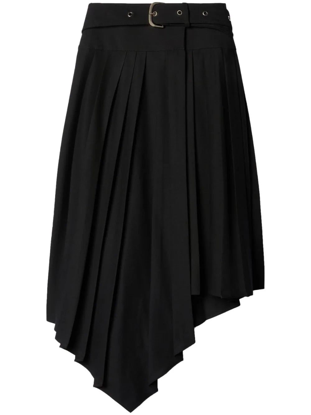 Off-White Tech Drill pleated asymmetric skirt