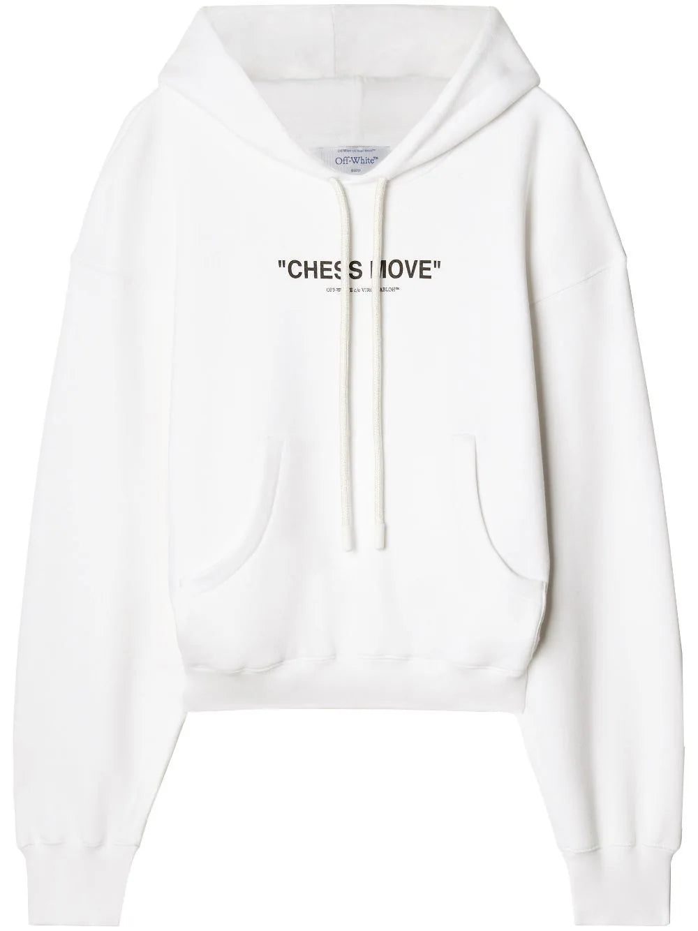 Off-White slogan-print drawstring hoodie