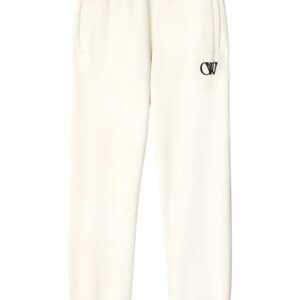 Off-White  OW-print cotton track pants