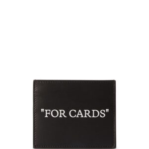 Off-White Quote leather cardholder