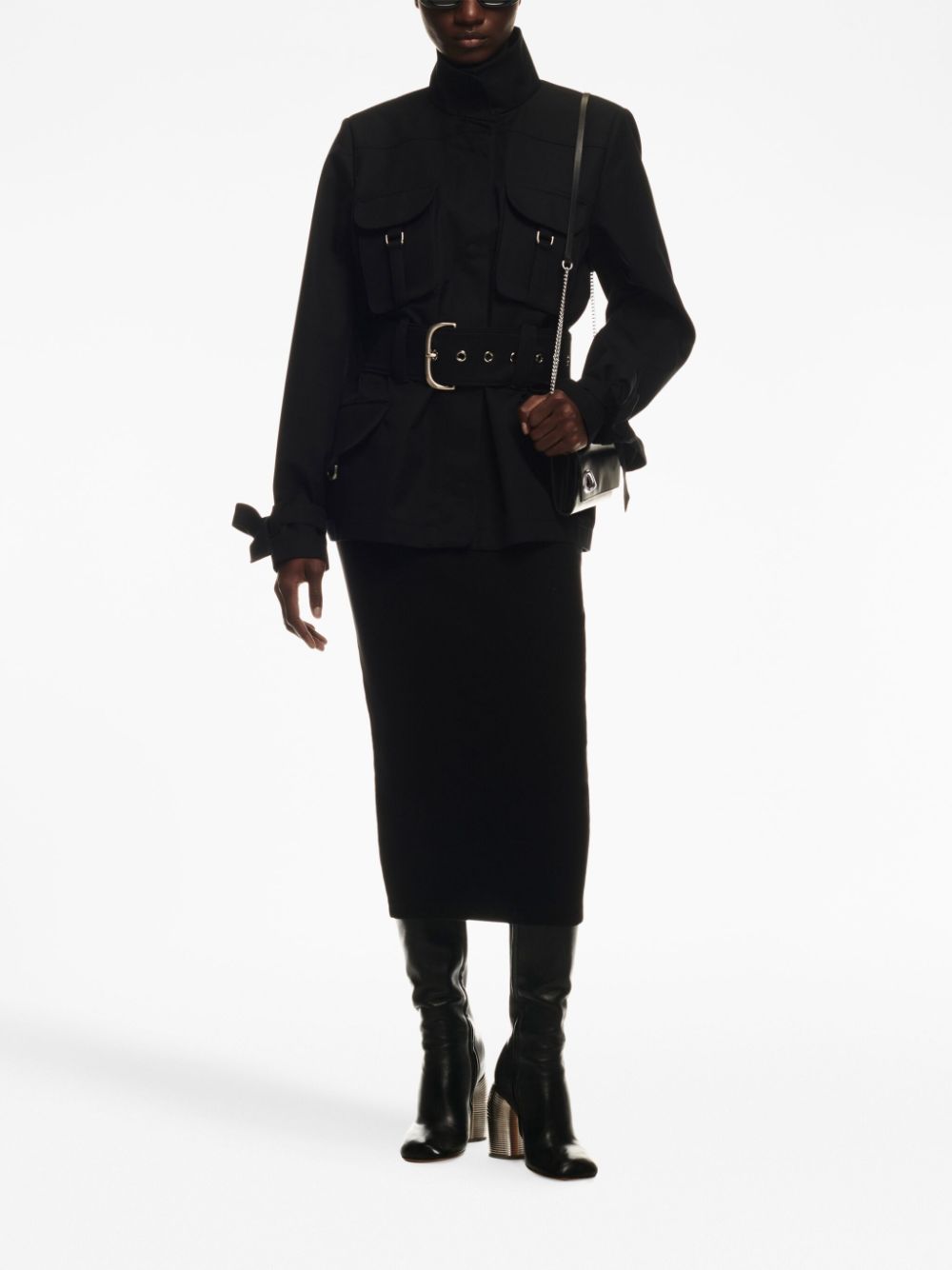 Off-White belted-waist jacket - Image 2