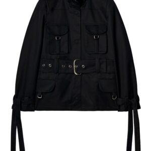 Off-White  belted-waist jacket