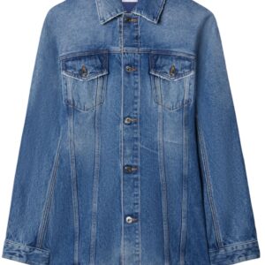 Off-White zipped denim minidress