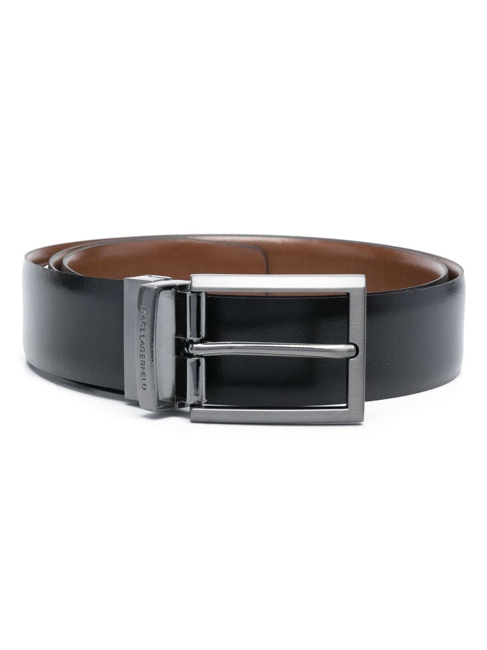 Louis Vuitton buckled leather belt