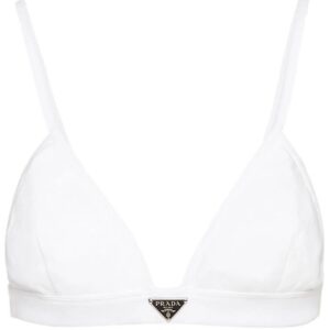 Prada  triangle-logo bralette