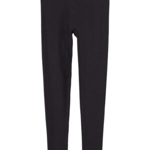 Palm Angels crossed-waistband ribbed leggings