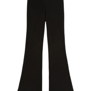 Palm Angels  logo-tape cotton flared leggings