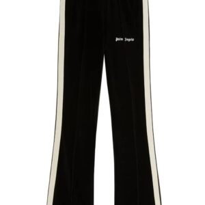 Palm Angels  stripe-detail velvet track pants