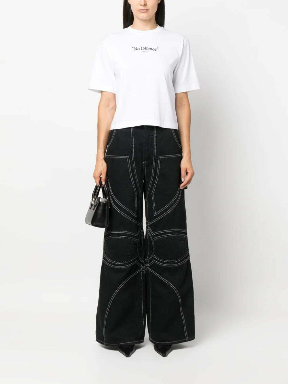 Off-White No Offence cotton T-shirt - Image 2