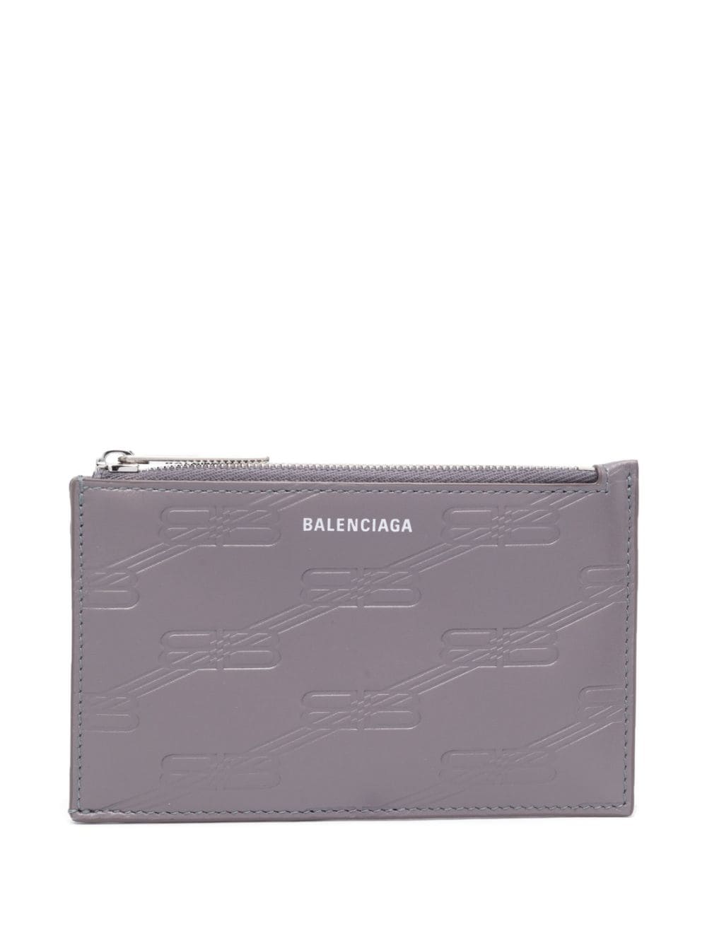Balenciaga logo-debossed leather cardholder