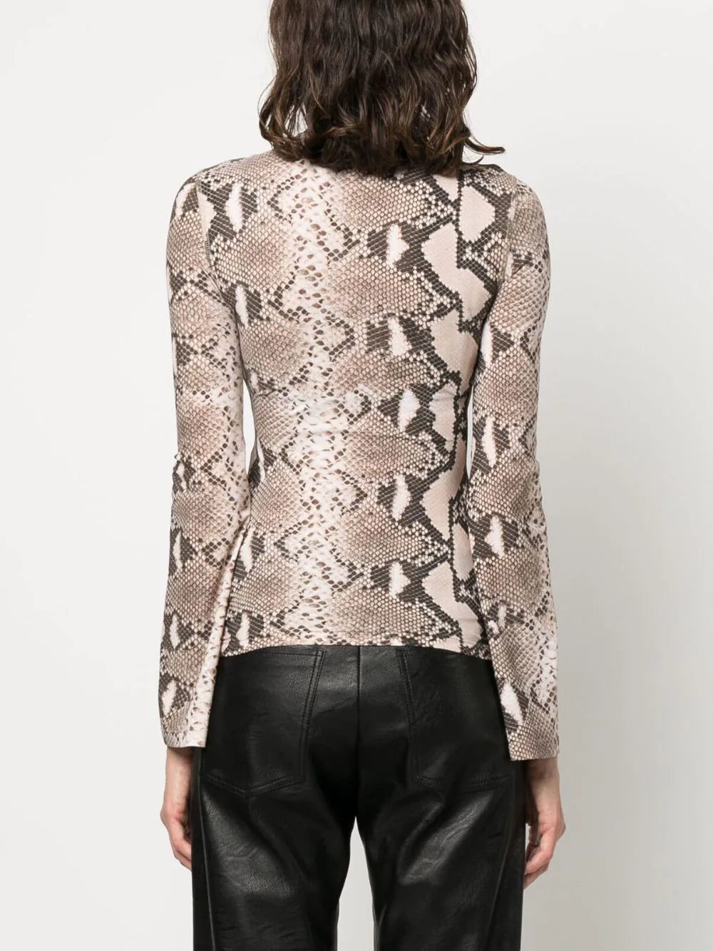 Stella McCartney leopard-print high neck top - Image 4